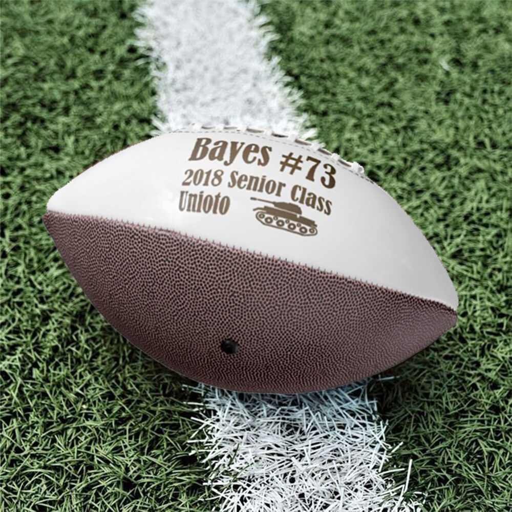 Personalized Football Add Name and Number as Gift for Graduation