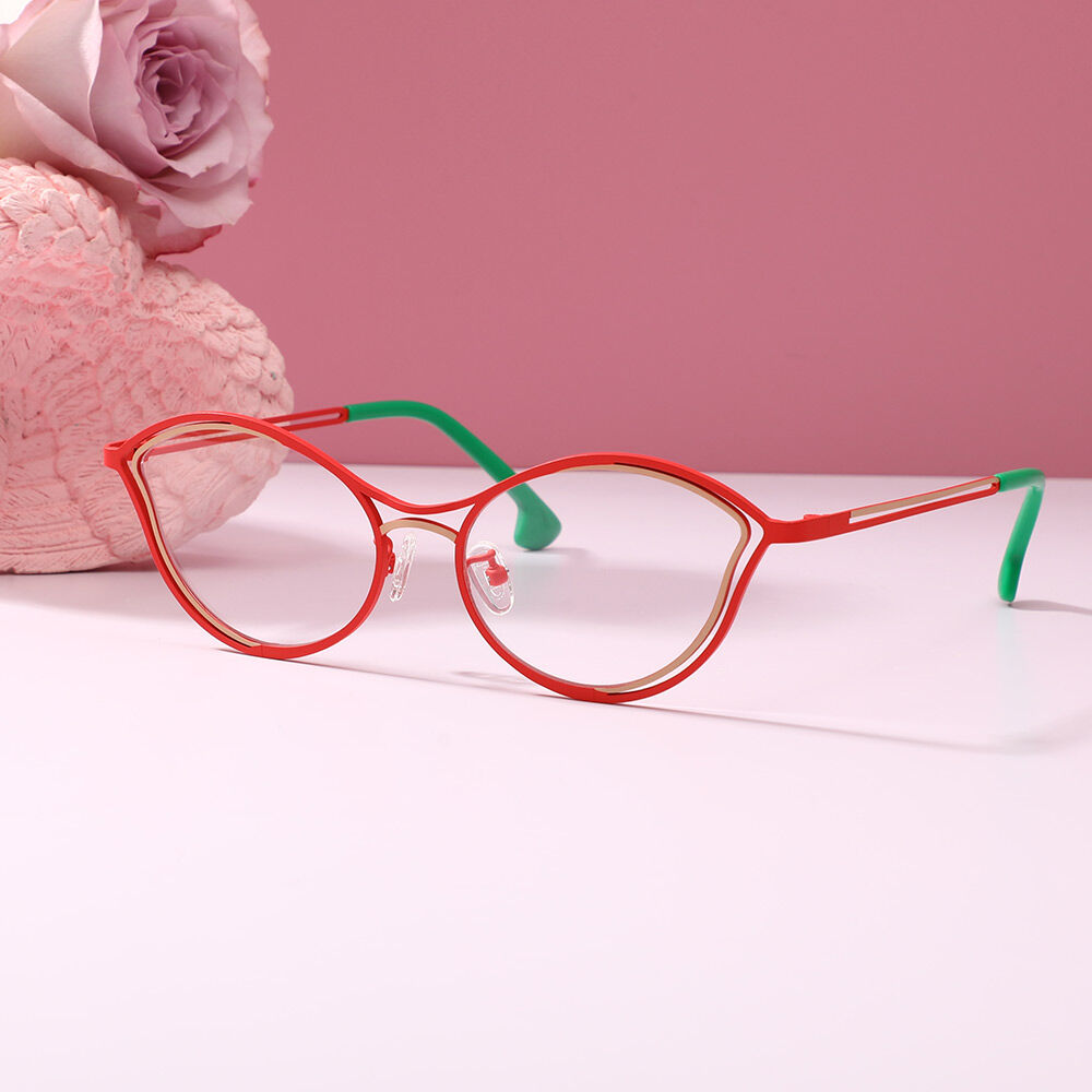 Lunettes de Vue Alstol Cat Eye Rouge