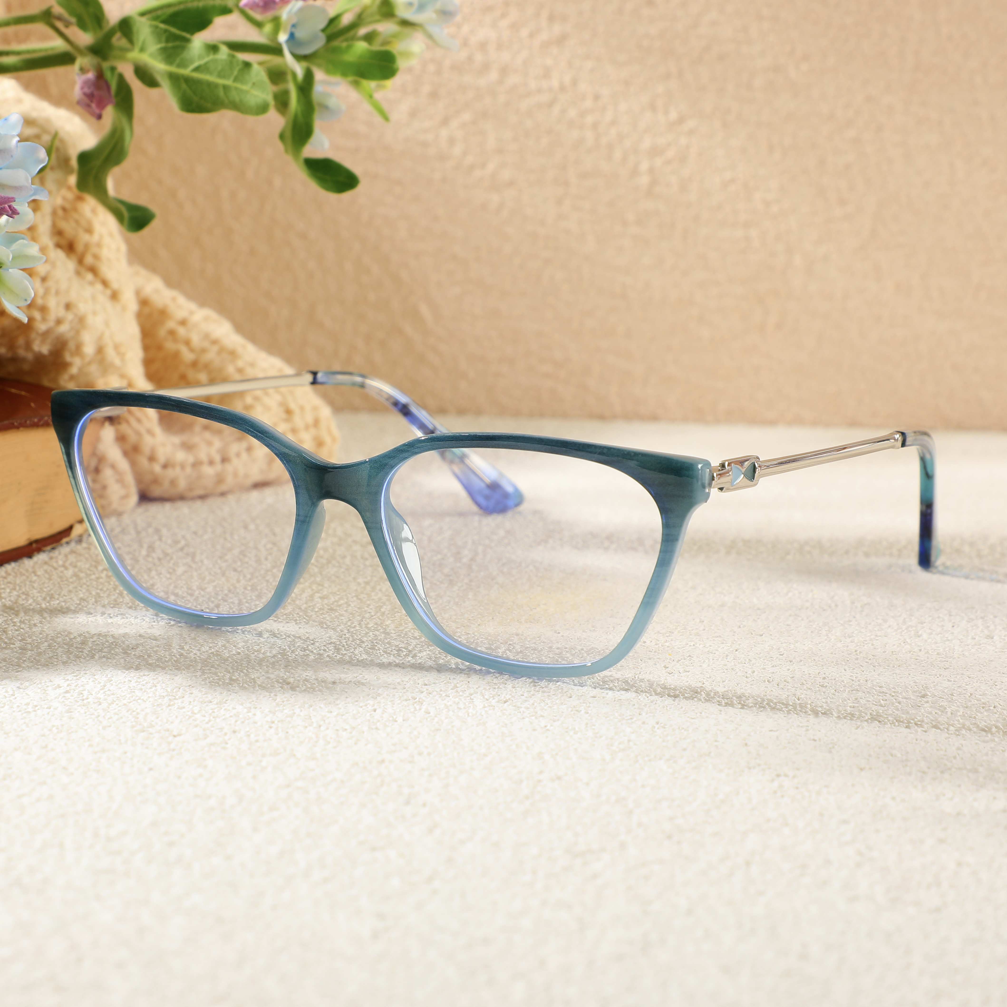 Occhiali da Vista Dora Cat Eye Blu 