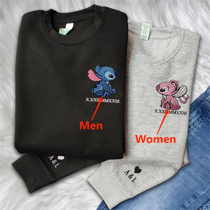 Sudadera personalizada con fecha de número romano para aniversario