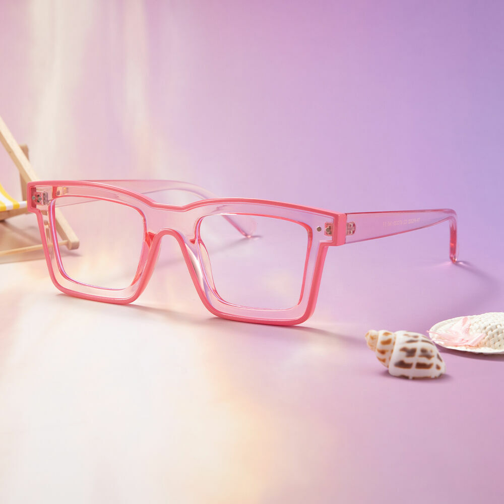 Lunettes de Vue Bronte Carré Rose
