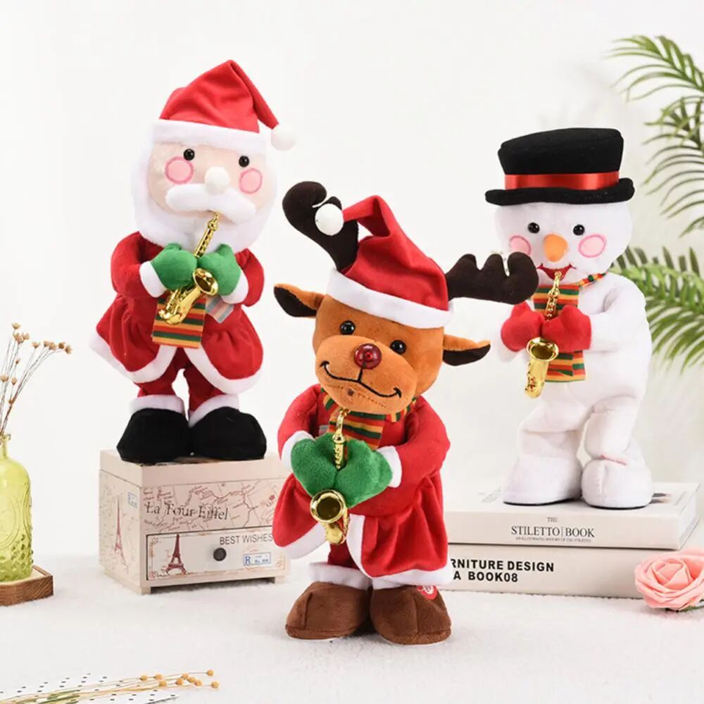 Singing And Dancing Plush Electric Toy Christmas Gift For The Family