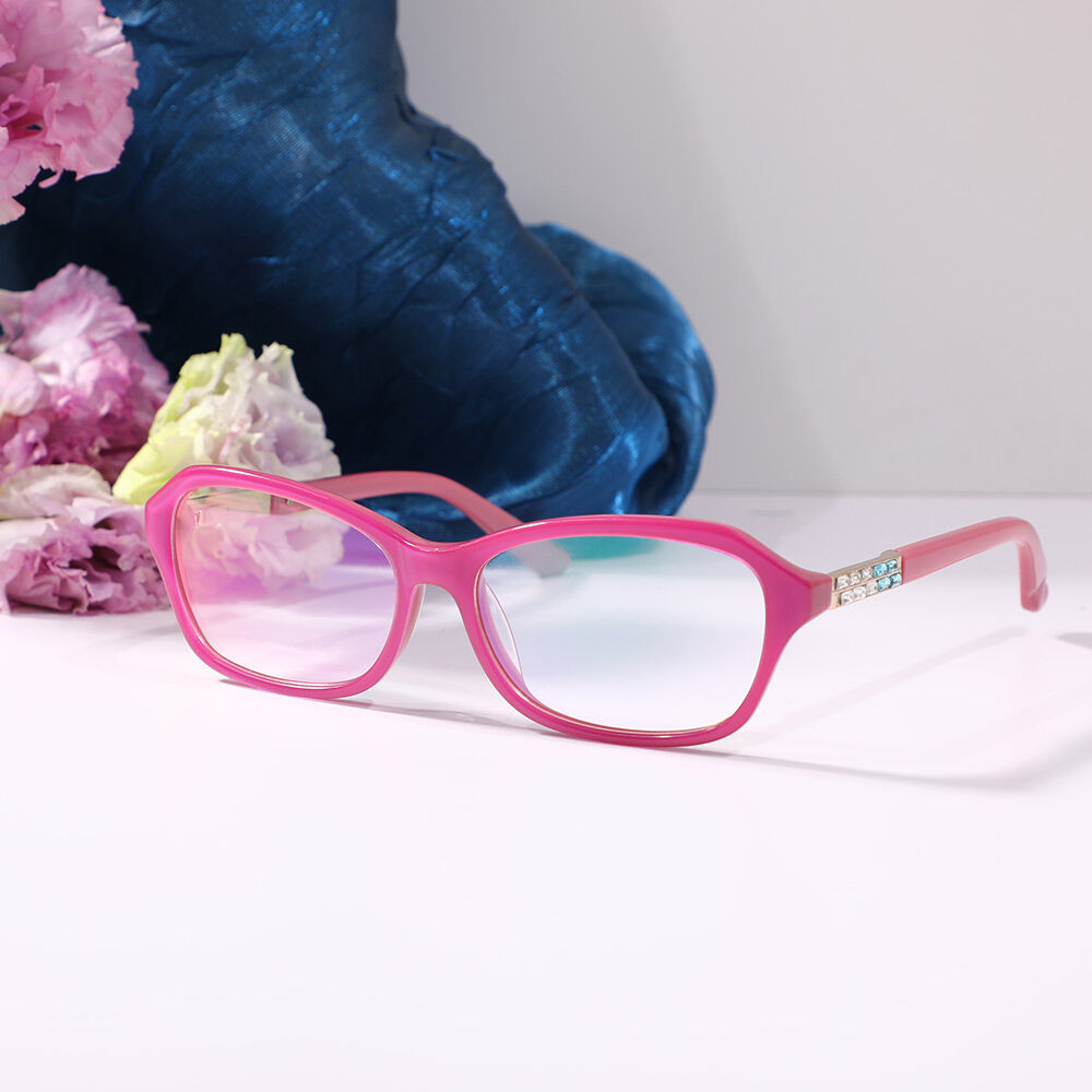 Congre Rechteckige Rosa Brille