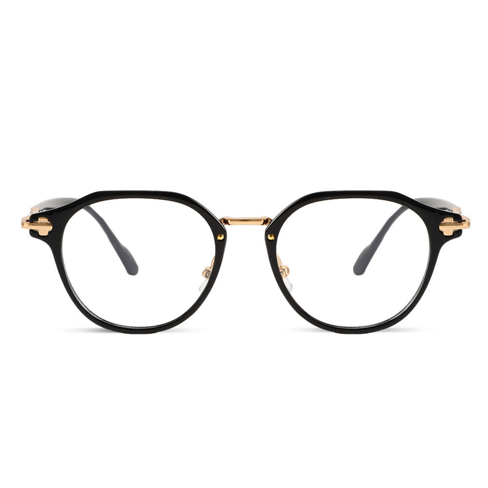 Moira Runde Schwarze Brille