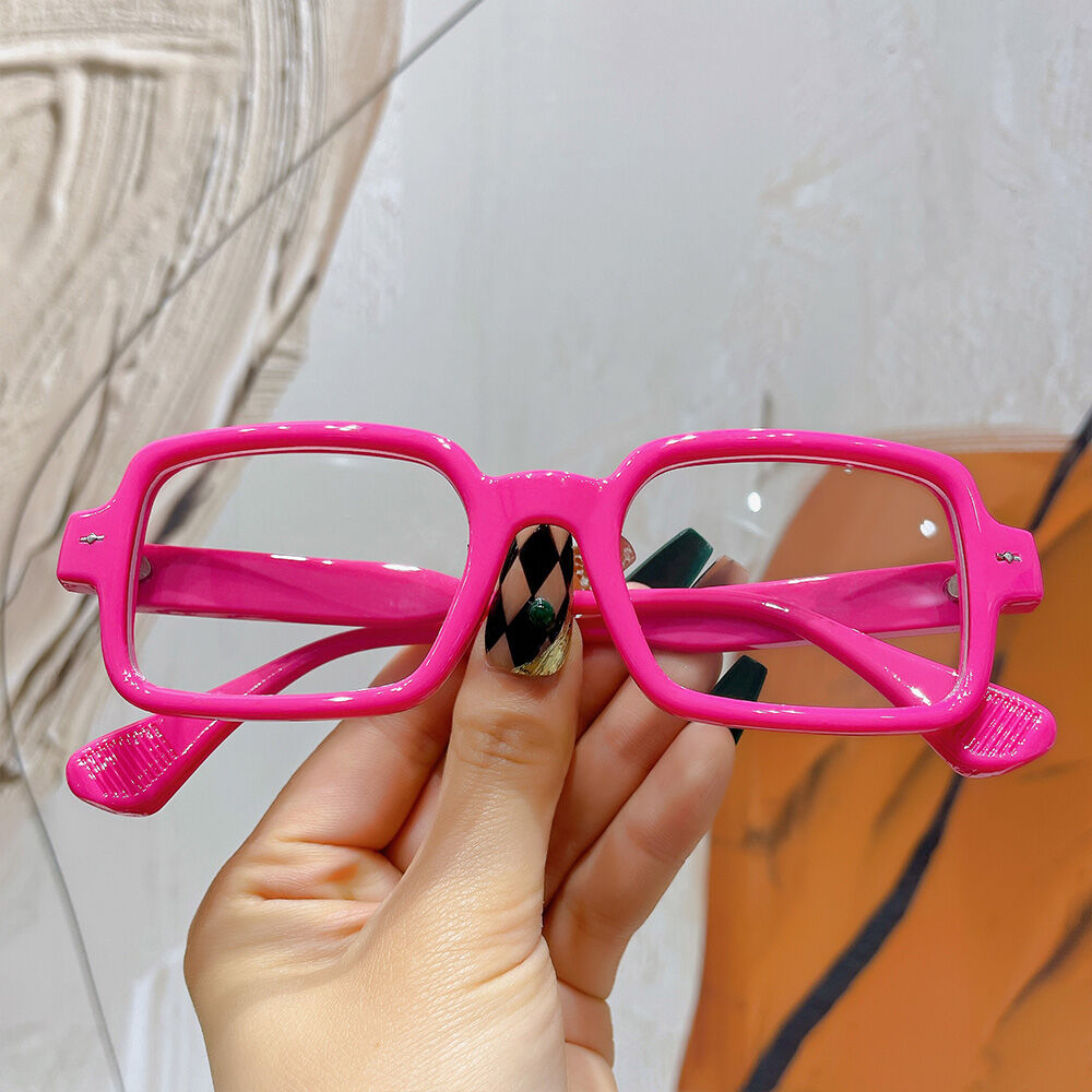 Trisna Square Pink Glasses
