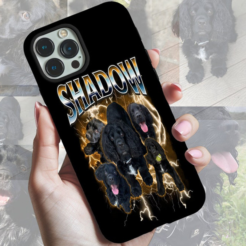 Personalized Phone Case Custom Photo Retro Style Fashion Gift