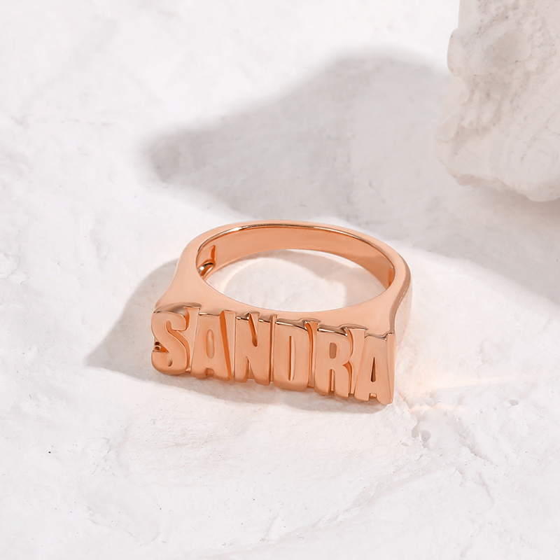 Anello Personalizzato Con Incisione