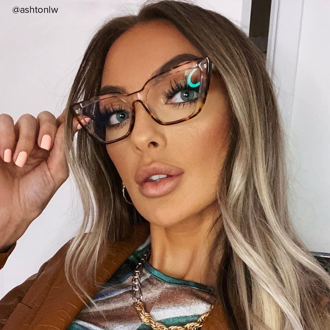 Elsa Cat Eye Schildkröte Brille