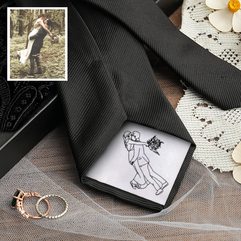 Individuelle Fotokrawatte Kostbares Geschenk für Ehemann