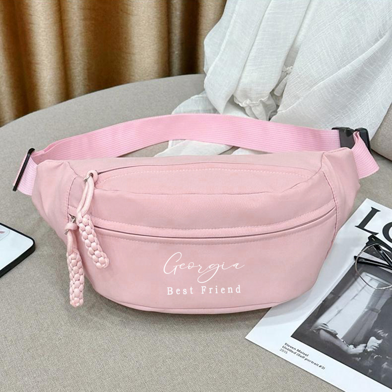 Personalized Name Waist Bag Best Gift for Friends
