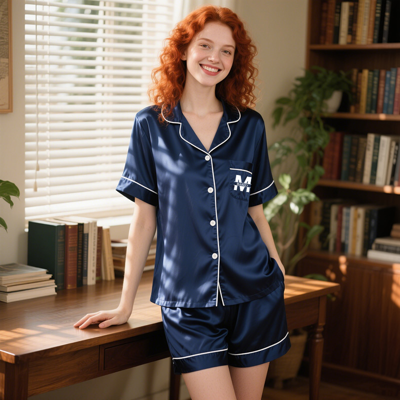 Personalized Pajama Set with Custom Name Simple Gift for Friends