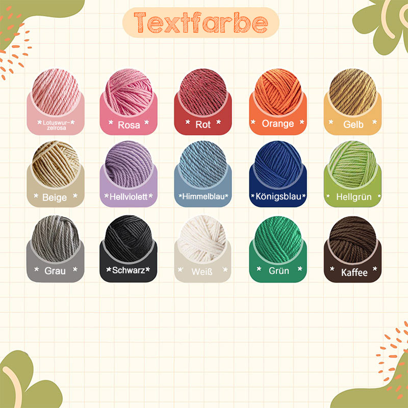 Personalisierte Tasche mit Namen und Blumendekor Schönes Geschenk für sie