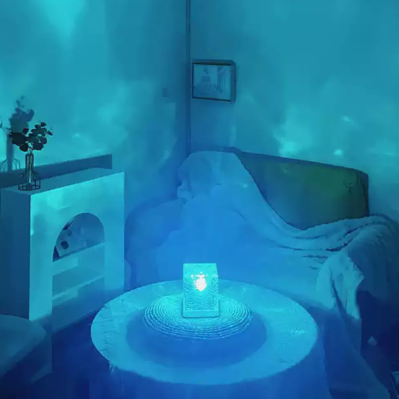 波紋 ライト水波紋 ナイトライト 16色 投影機能 リモコン付き USB給電式