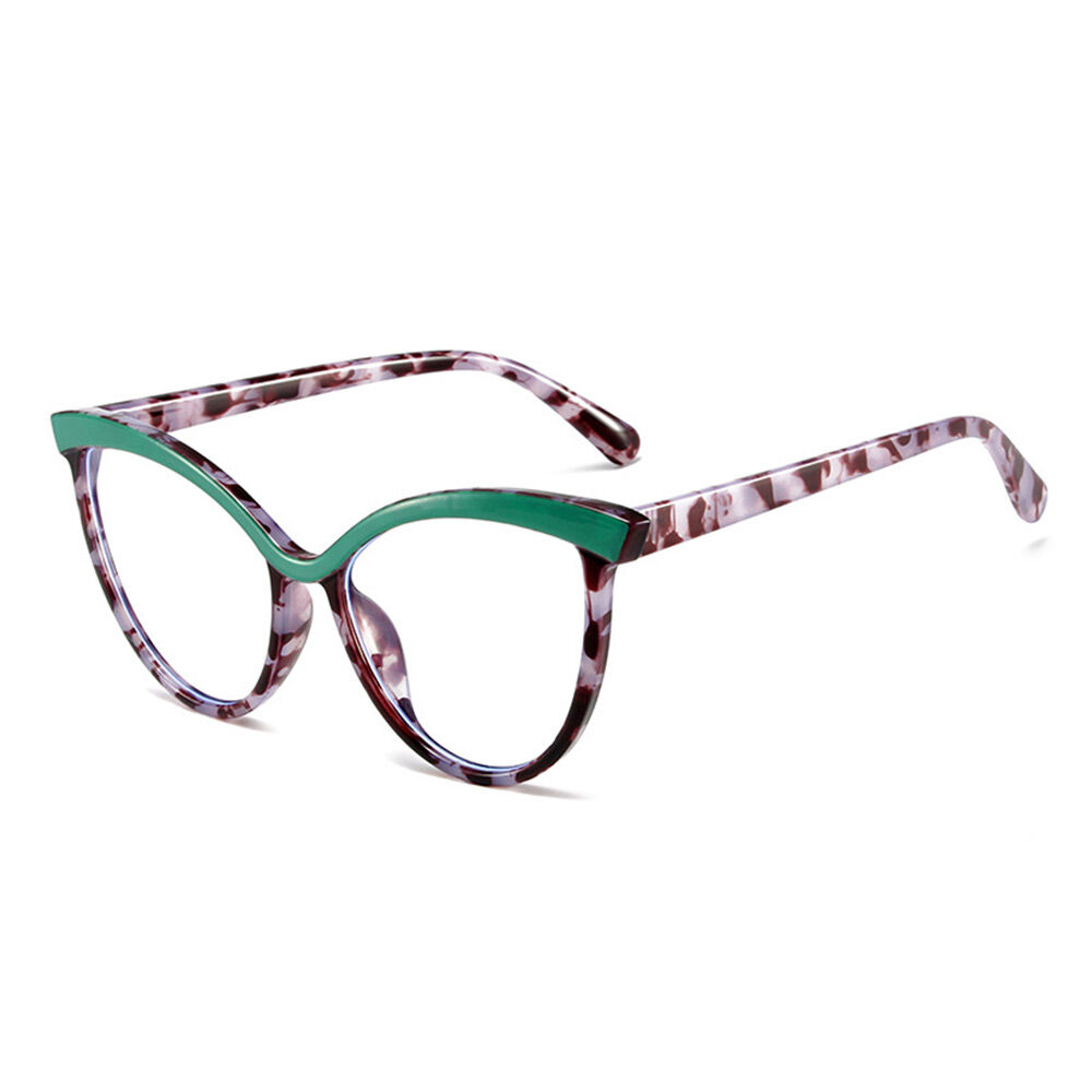 Bing Cat Eye Grüne Brille