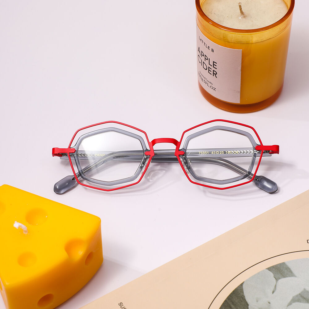 Rone Geometric Blue Glasses