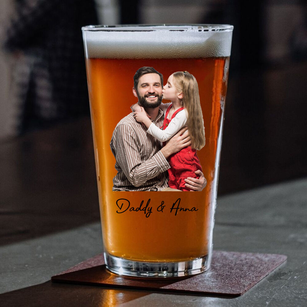 Immagine personalizzata Bicchiere da birra Regalo meraviglioso per la festa del papà