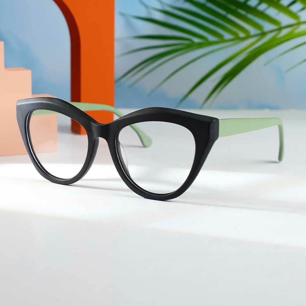 Occhiali da Vista Deirdre Cat Eye Nero