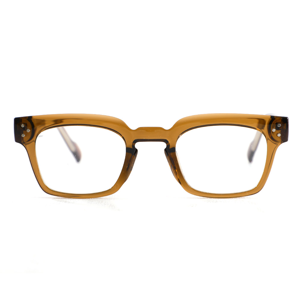 Rusk Quadratische Braune Brille