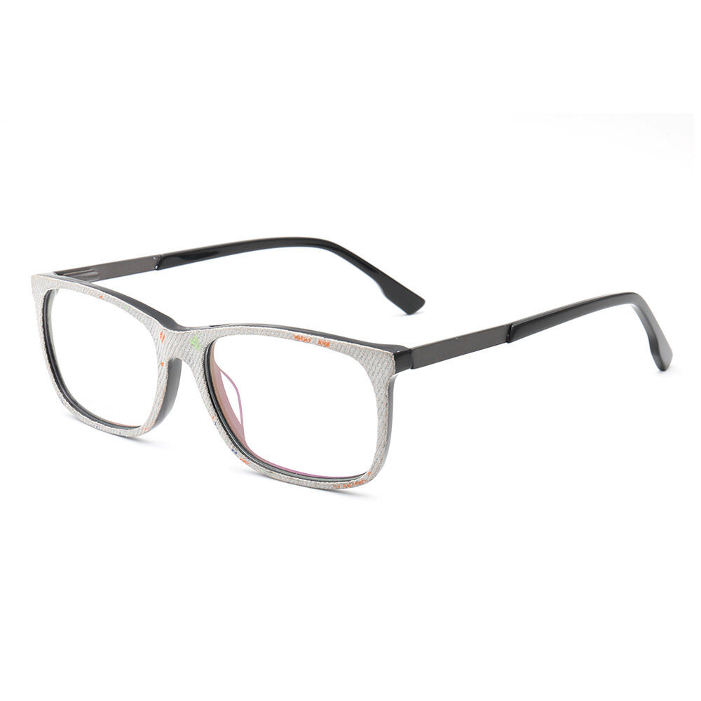 Angeoo Square White Glasses