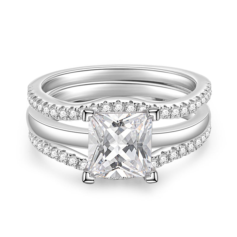 Portagioie Per Anello In Velluto Grigio - Scatola Porta Fedi Per Proposta Di Matrimonio, Compleanno, Regalo