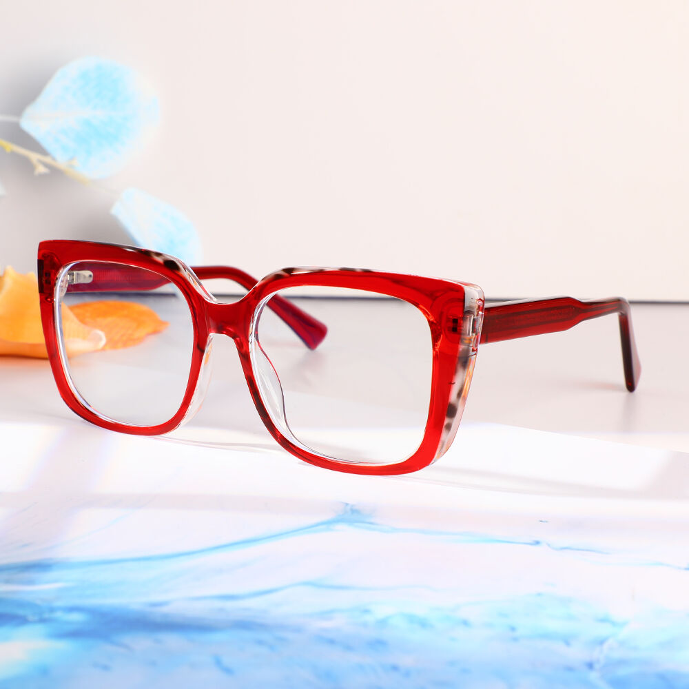 Occhiali da Vista Birdir Quadrato Rosso