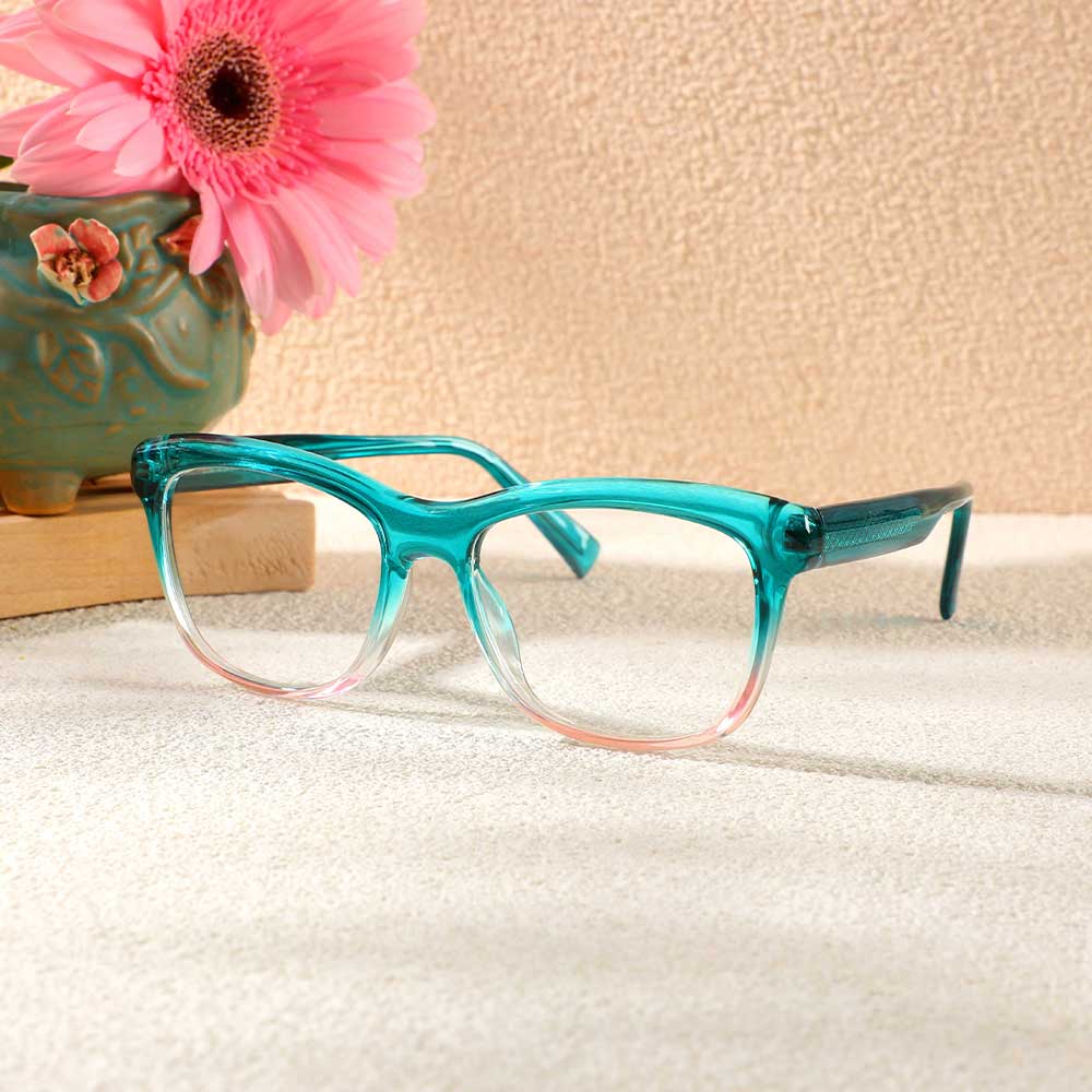 Bowman Quadratische Grüne Brille