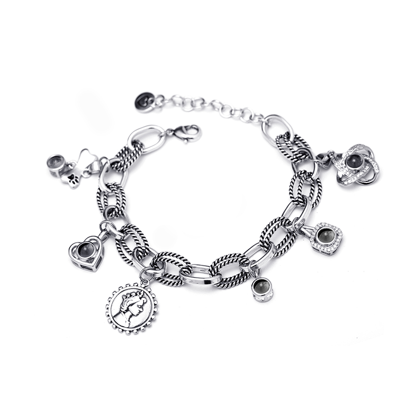 Personalized Optional Photo Projection Bracelet Creative Present for Someone