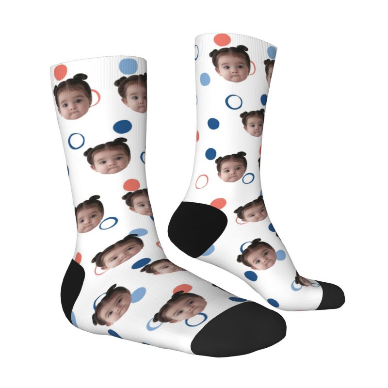 Calcetines de foto personalizados material transpirable para amigos