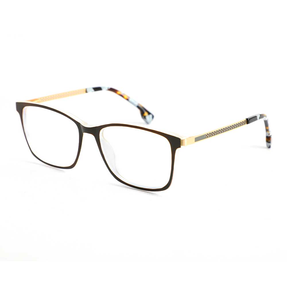 Charlotte Rechteckige Grüne Brille