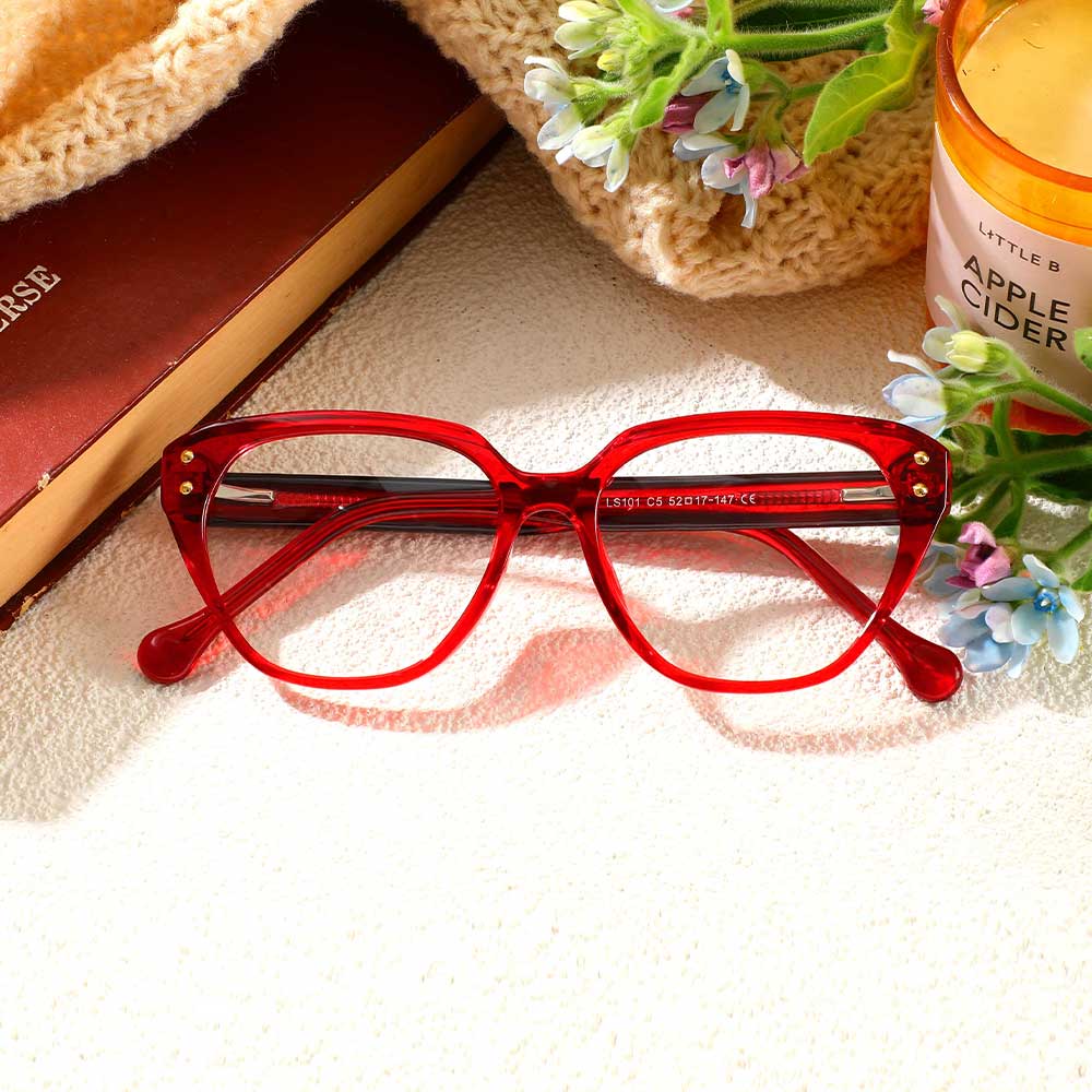 Commons Cat Eye Rote Brille