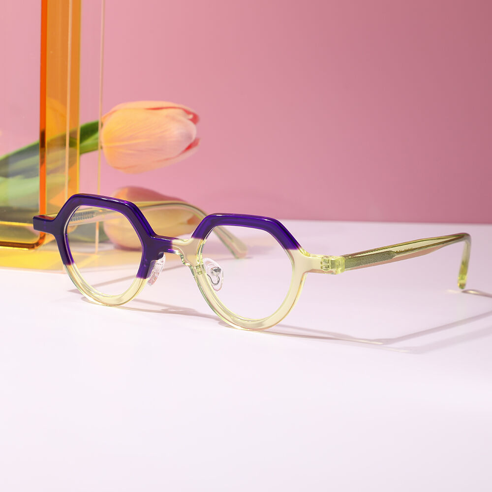 Occhiali da Vista Cecilie Poligono Viola