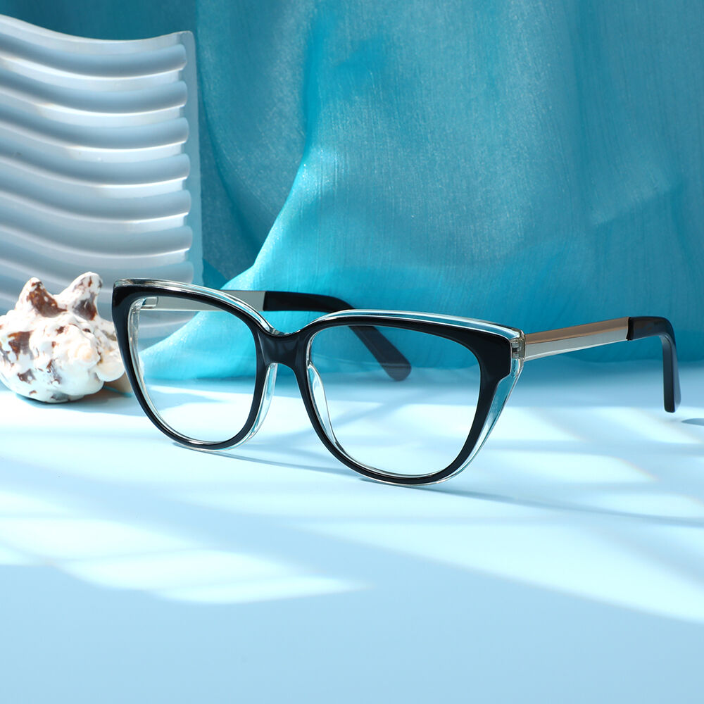 Lunettes de Vue Anast Cat Eye Noir