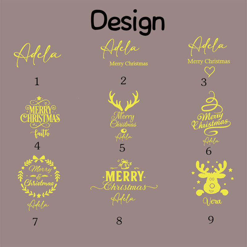 Personalized Name Christmas Gift Bags Special Present for Your Love