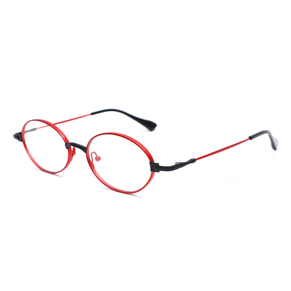 Lunettes de Vue Clife Ovale Rouge
