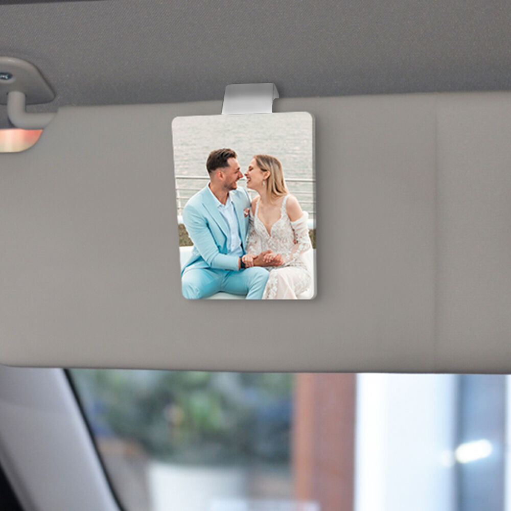 Individuelles Auto Visier Clip Fotorahmen Einfaches Autozubehör Neues Auto Geschenk für Freunde