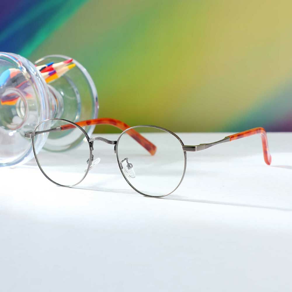 Owen Runde Rotgusse Brille