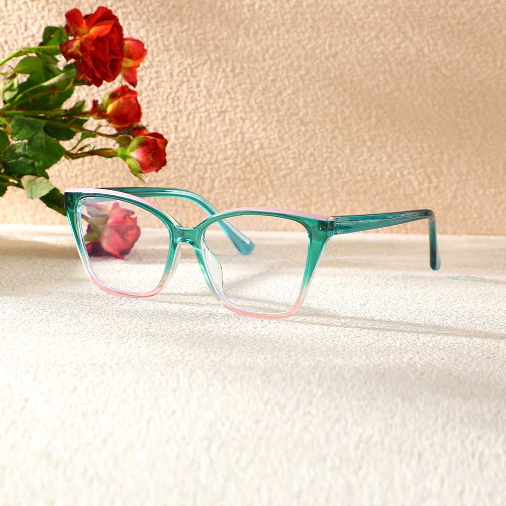 Occhiali da Vista Gill Cat Eye Verde 