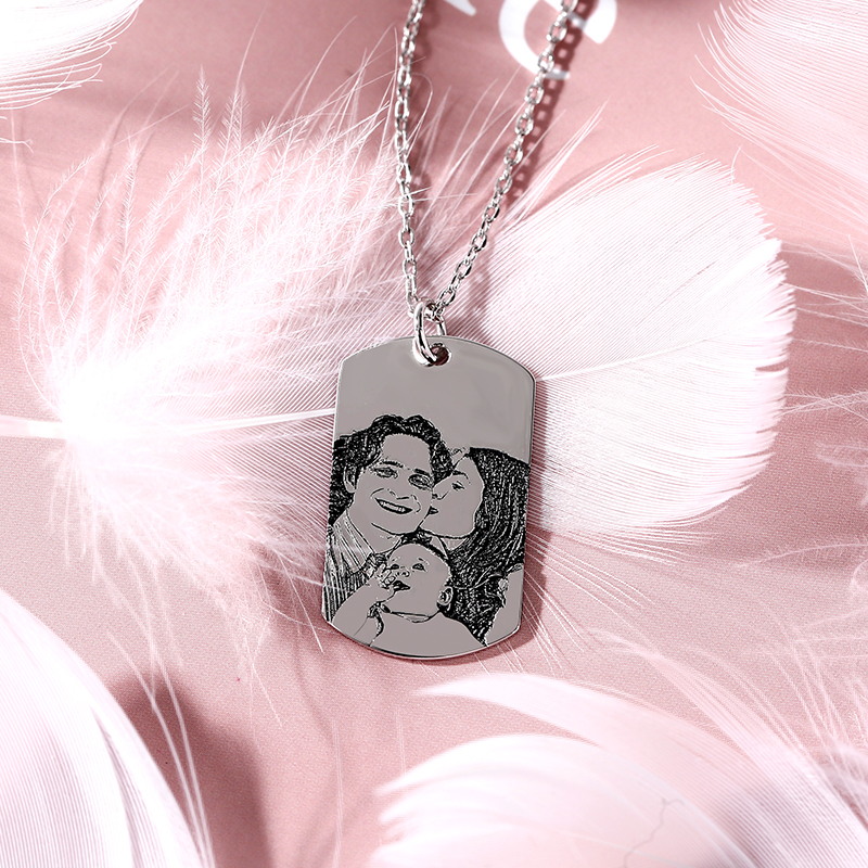 "Memory Of Love" Personalized Photo Necklace