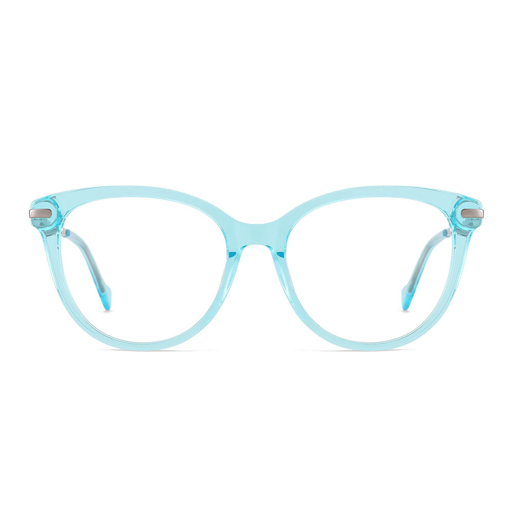 Elva Cat Eye Blaue Brille