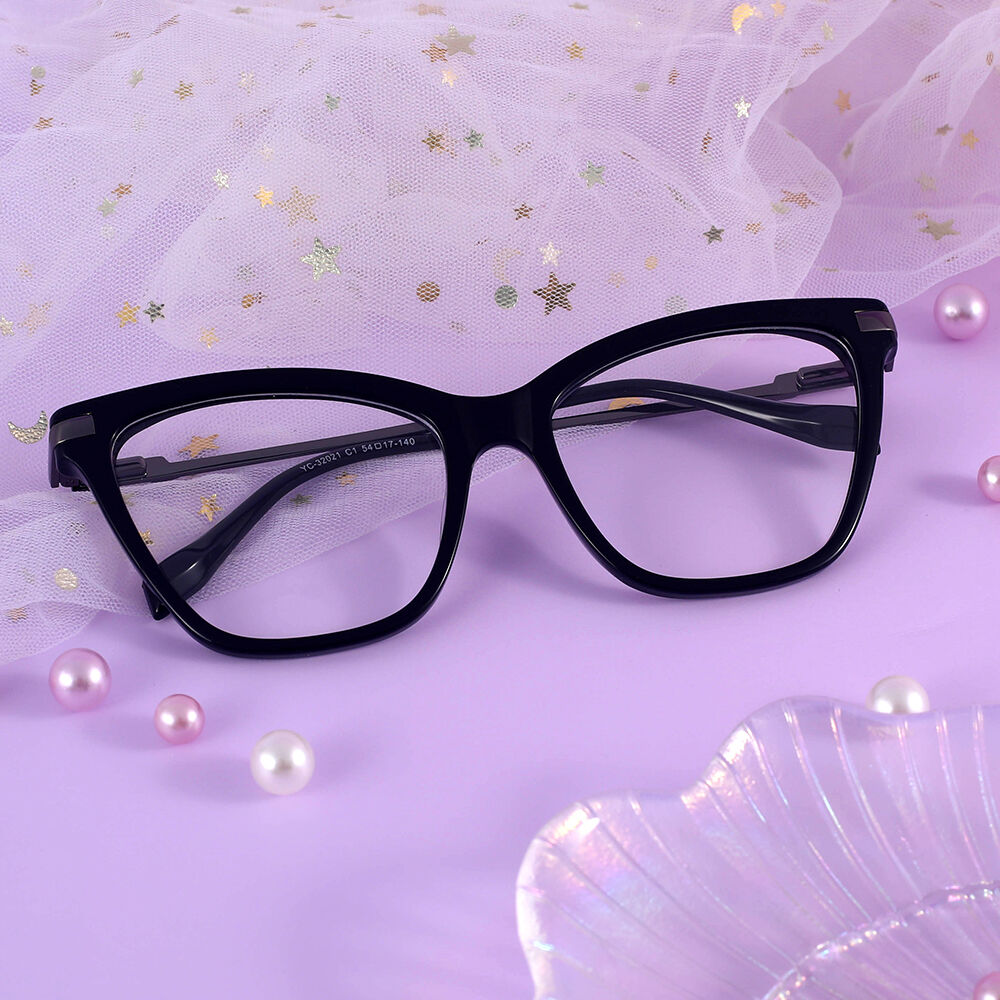 Occhiali da Vista Ada Cat Eye Nero 