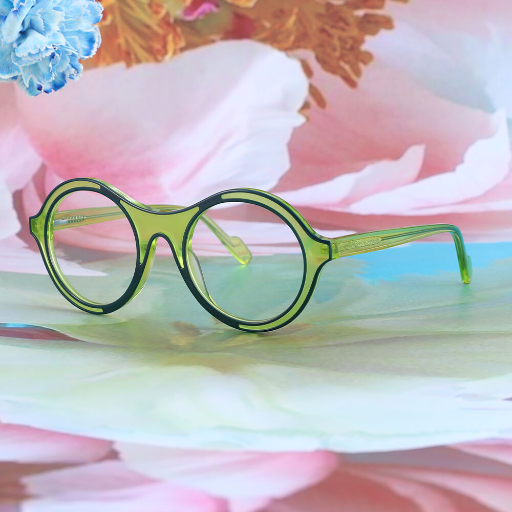 Benedy Runde Grüne Brille