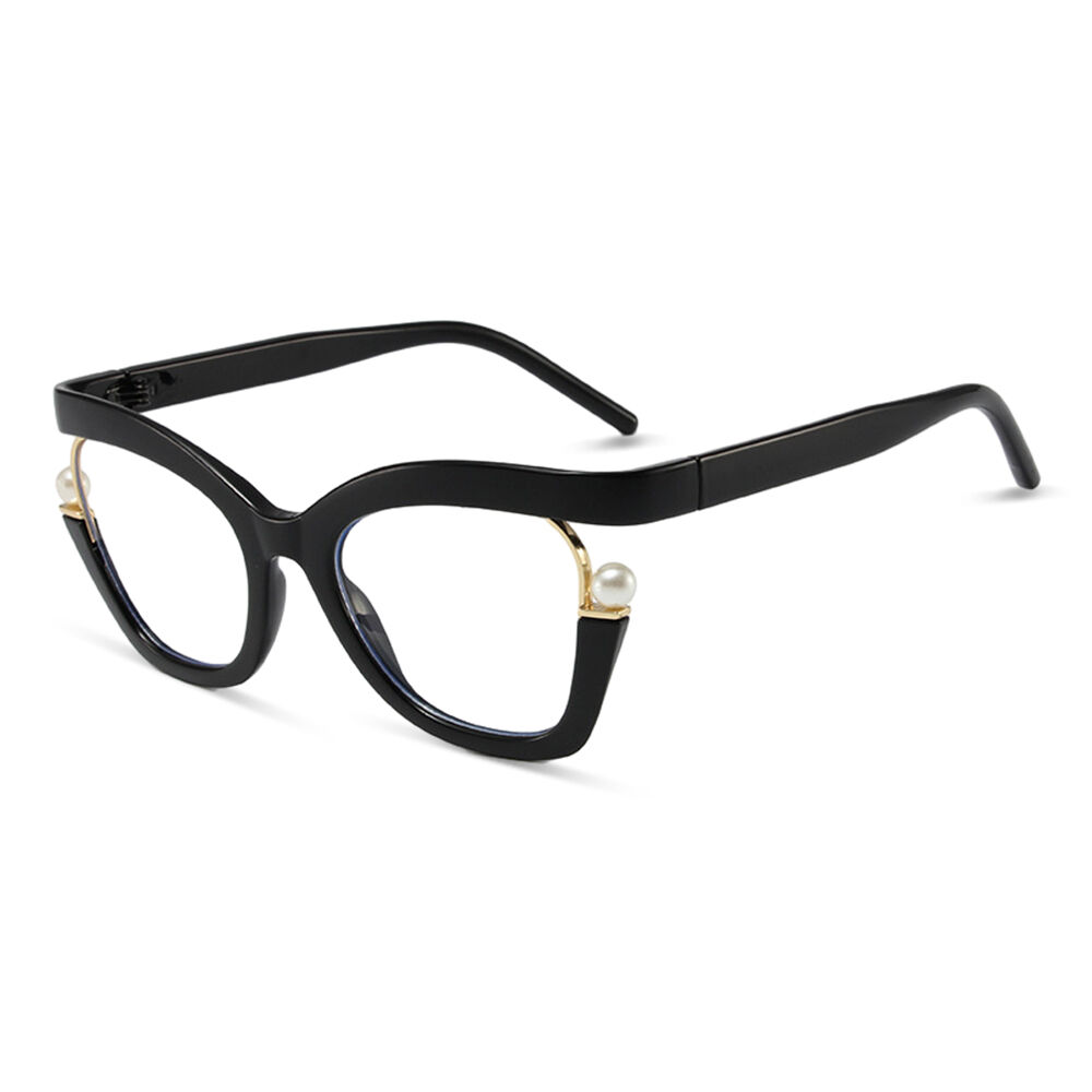 Halona Cat Eye Black Glasses
