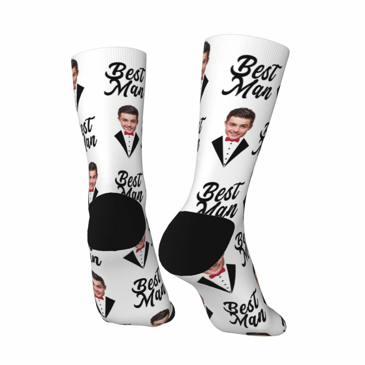 "Best Man" Personalized Face Socks Are the Best Gift for Him
