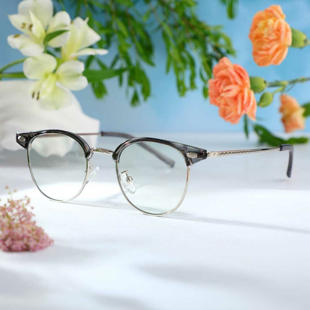 Dempsey Browline Graue Brille