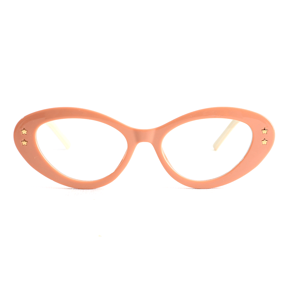 Lunettes de Vue Beck Cat Eye Marron 