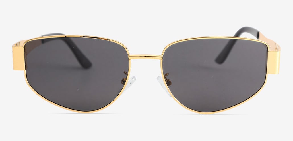 Gwendolyn Lunettes de soleil Ovales Orées