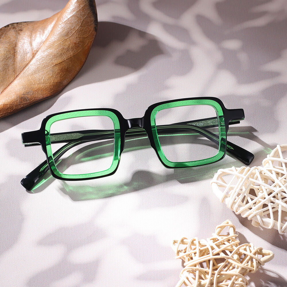 Harrod Square Green Glasses