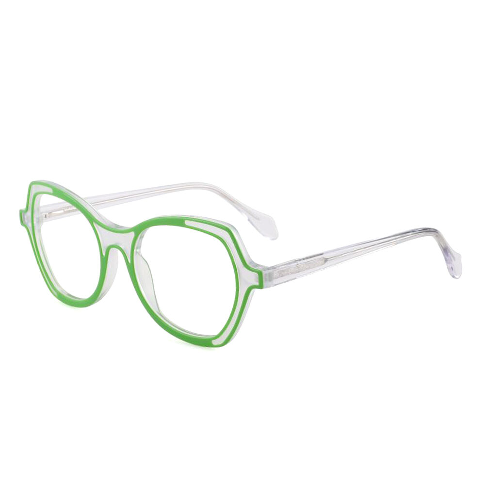 Doherty Cat Eye Grüne Brille