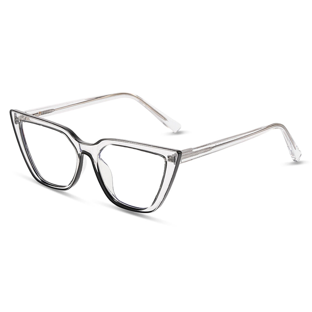 Elsa Cat Eye Schwarze Brille