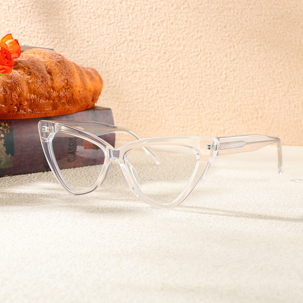 Lunettes de Vue Stuart Cat Eye Transparent 